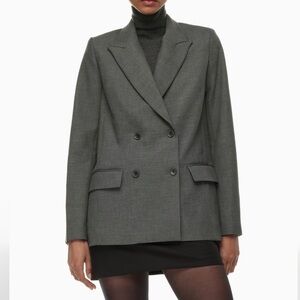 90s‎ Wool double breasted blazer